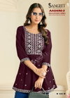 Aashini 2 By Sangeet Rayon Embroidery Ladies Top Exporters In India
